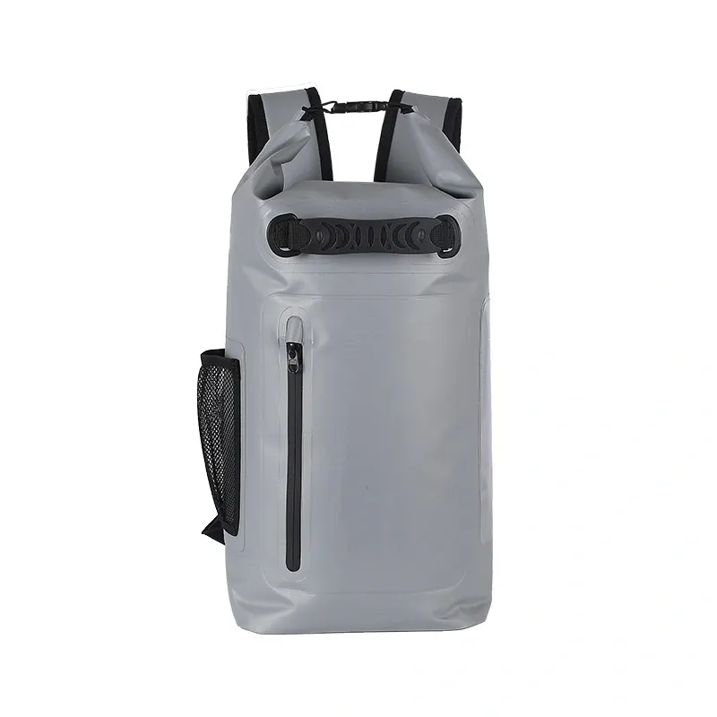 500D PVC branda kuru çanta ile açık su geçirmez sırt çantası 25L su geçirmez botla kayak kamp çantası