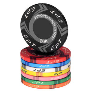 プロフェッショナルまたはベーシックスタイルのEPTポーカーチップ