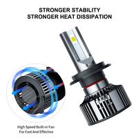 Bombilla de faro led Mini taille H7 led kit d'ampoule de phare 6500K H11 H4 H7 HB3 HB4 voiture led lampe feux de croisement led auto éclairage