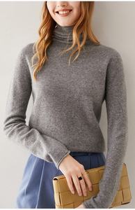 <span class=keywords><strong>Pull</strong></span> en <span class=keywords><strong>cachemire</strong></span> à <span class=keywords><strong>col</strong></span> roulé à la mode <span class=keywords><strong>Pull</strong></span> en <span class=keywords><strong>cachemire</strong></span> Slim Fit pour femmes - Product Image 2