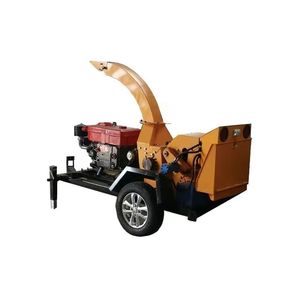 Machine de déchiqueteuse de bois de haute qualité pour broyeur de branches Mobile utilisée pour la déchiqueteuse de bois d'arbres de route de chards de jardins - Product Image 1