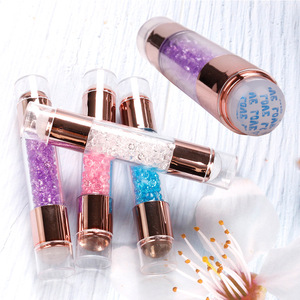 Tampons pour ongles en <span class=keywords><strong>Silicone</strong></span> <span class=keywords><strong>transparent</strong></span>, ensemble de 3 pièces, grattoir en plastique, vernis, manucure, plaques d'estampage - Product Image 2