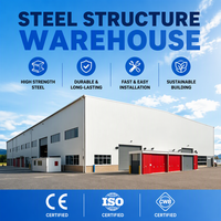Bâtiment industriel en acier préfabriqué avec poutres en H pour entrepôt à vendre