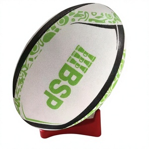 Balones de <span class=keywords><strong>Rugby</strong></span> de Alta Calidad Personalizados por el Fabricante con Agarre Duradero de PVC y Super Airbags, Aptos para Uso Profesional - Product Image 1