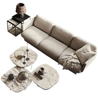 Fauteuil simple en velours d'agneau de style Wabi-sabi, luxe moderne, multifonctionnel avec rangement, design en forme de poire de neige, pour salon