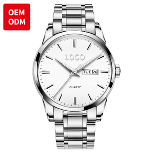 ODM OEM 6898 カスタムロゴ 工場卸売 クラシックスタイル カレンダーギフト 高級防水 クラシックビジネス クォーツ メンズ腕時計 - Product Image 2