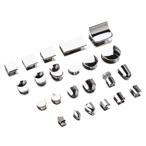 Xiduo Glass Clip Zinc Alloy Easy Installation <b>Drawer</b> Shelf Support L32 Polishing Finish - Product Image 5