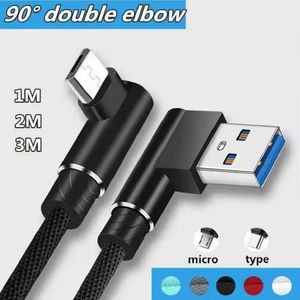 High Quality <b>Type</b> <b>C</b> Fast Charging QC3.0 PD Charger Cable Nylon Data Transfer USB-<b>C</b> Power <b>Adapter</b> Cable - Product Image 3