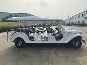 Electric Sightseeing <b>Bus</b> Factory <b>Price</b> Power Trolley Tourist Airport Shuttle Long Durability 11 <b>Seaters</b> Lead Acid Battery 60km/h - Product Image 3