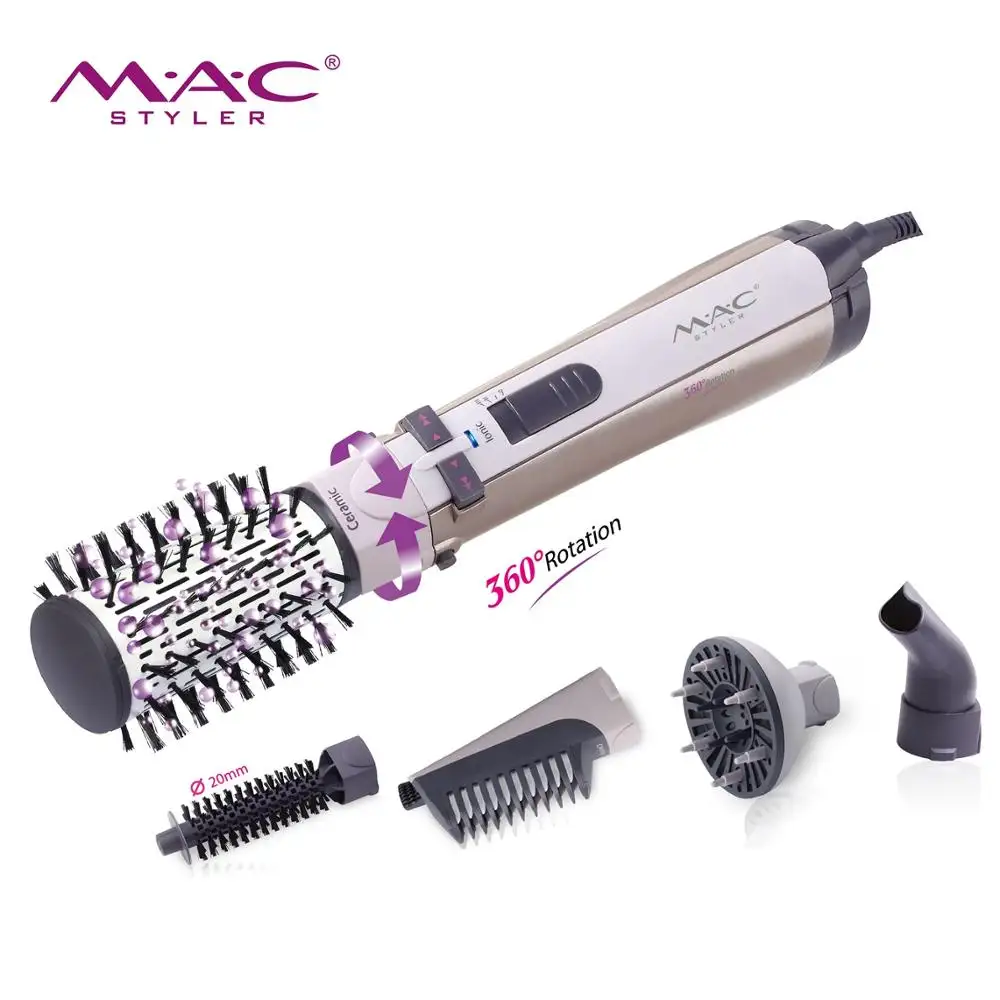 Professionale 5 In 1 Capelli Dryer & Volumizzante Pennello Stock One Step Asciugacapelli E Styler Elettrica Spazzola di Aria Calda