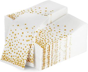 Tovaglioli di Carta in Polpa di Legno Bianchi Personalizzati con Logo per Feste e Cene all'Ingrosso - Product Image 1