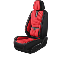 Funda de Asiento de Coche de Cuero con Diseño de Calavera Naranja 5D Xiangta, Duradera, Impermeable, Lavable, Compatible con Harrier, Touareg, Mazda, Civic, Golf