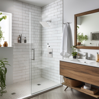 Ensemble de robinetterie de douche encastrée de style américain moderne avec mitigeur, support, cartouche céramique et corps en alliage électroplaqué