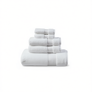 ชุดผ้าขนหนูอาบน้ำผ้าฝ้ายแท้ 6 ชิ้น 1000gsm ซับน้ำเร็ว ทอสีพื้น ขนาดผู้ใหญ่ - Product Image 1