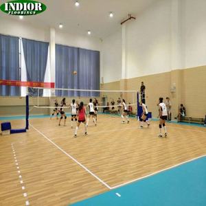 Revêtement de sol en vinyle <span class=keywords><strong>PVC</strong></span> très brillant pour hôtel intérieur moderne du Canada Design de salle de sport en bois avec traitement de surface parquet HEBCN - Product Image 5