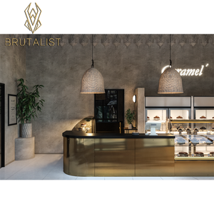 Diseño de interiores personalizado para heladerías de yogur, escaparate de tienda de calle caliente, decoraciones de muebles para exhibición de tienda de dulces - Product Image 2