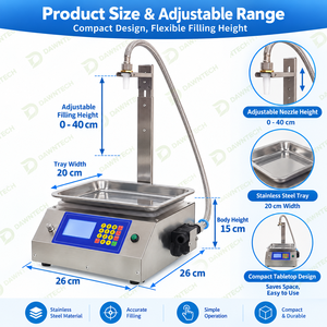 Máquina Dosificadora de Líquidos Pequeña para Licores, Detergentes de Lavandería y Aceites Comestibles - Product Image 2