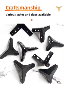 Factory Wholesale L-Shape Metal Furniture Accessories <b>Sofa</b> Legs for <b>Outdoor</b> Living Room Hotel Furniture - Product Image 6