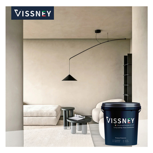 Vissney Factory Wholesale Acrylic Liquid Coating Micro Cement Eco-friendly Matte Effect Interior Wall and Floor Decoration - Product Image 1