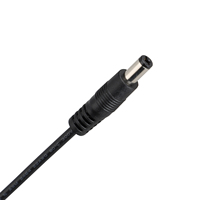 1,5M 22AWG Auto-Zigarettenanzünder zu DC-Stromkabel 12V 24V 5A Männlicher DC-Stecker Auto-Ladekabel Stromversorgungskabel