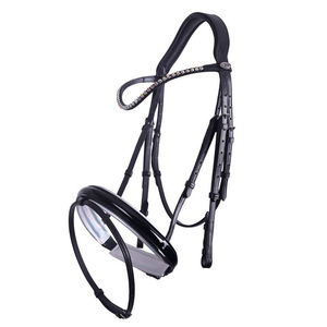 Nouvelle bride de cheval réglable et personnalisable en cuir, accessoires équestres avec couleurs, tailles et logo personnalisés, service OEM - Product Image 2