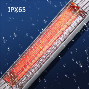 Powerful Heater01 Freestanding Infrared Patio Heater 1500W IP65 <b>Outdoor</b> Quite Garden Electric Heater Remote Control LCD <b>Timer</b> - Product Image 4