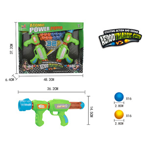 Coffret de tir à Air pour enfant, pistolet de jeu mécanique avec 32 balles de mousse, jeu de rôle - Product Image 6