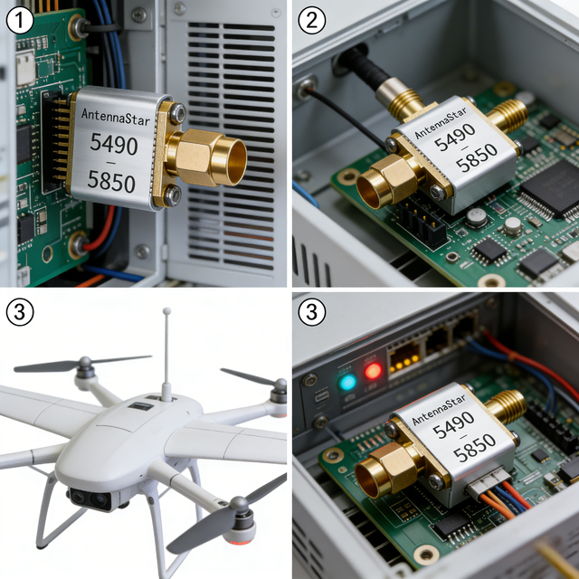 5.6G Wi-Fi Dedicated Filter ATS020 | 55dB High Attenuation & RoHS Compliant for Smart Devices