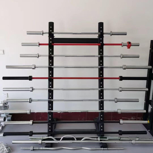 GLSFitness 20KG çelik ağırlık halter Bar siyah eğitim gücü kıvırmak Fitness Barbells ücretsiz ağırlıkları - Product Image 5