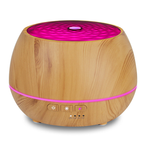 500ml maison électrique lumière LED grain de bois arôme humidificateur d'air ultrasons brume fraîche huile essentielle diffuseur de parfum Machine - Product Image 1