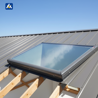 Le plus récent fenêtre de toit de balcon intelligente en alliage d'aluminium imperméable, moderne, automatique, avec verre feuilleté et vitrage trempé