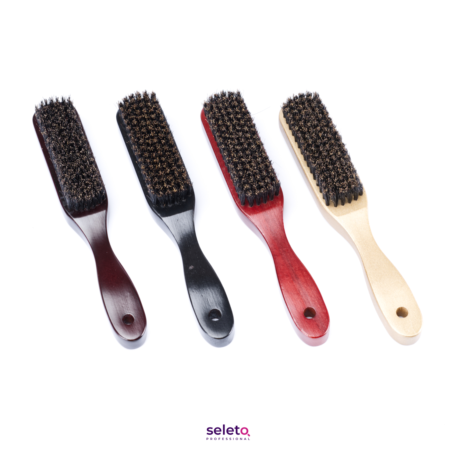 Лидер продаж Amazon Экологичная Парикмахерская Инструменты для бритья деревянная щетка для ухода за бородой щетина