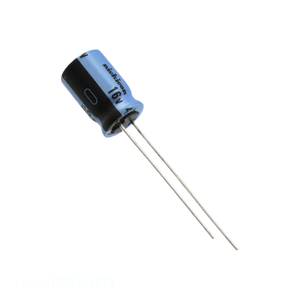 Distribuidor Autorizado: Condensador de Orificio Pasante CAP ALUM 330uF 20% 16V RADIAL TH 330uF UKA1C331MPD - Product Image 1