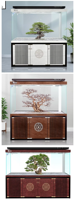Aquarium en verre de grande taille avec meuble, ultra-blanc, sur mesure, pour l'élevage de poissons et accessoires – Vente en gros
