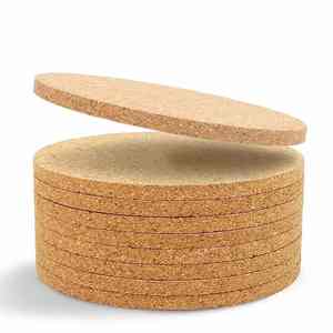 Posavasos de corcho plano de 8mm modernos, diseño ecológico para hostelería en Horeca, restaurantes, bares, cafeterías, hoteles, esteras y almohadillas - Product Image 1