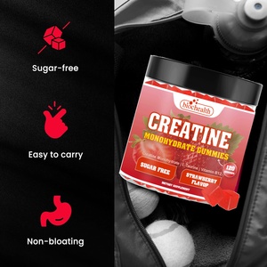 Créatine à croquer carrée à la fraise – Améliore la force musculaire <span class=keywords><strong>et</strong></span> la capacité de récupération – Saveur personnalisable - Product Image 3