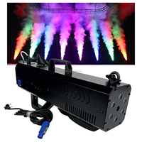 Getyourreal STR-B-16 SFX Nouvelle Machine à Fumée LED 1500W, Jet de Brouillard Liquide 6/8m, Manuel en Fer pour DJ et Soirées Disco