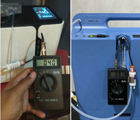 Compteur d'oxygène de pureté portable analyseur de gaz d'oxygène 100% vol