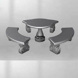 قالب طاولة وكرسي بلاستيكي، قالب مقعد ومكتب للخرسانة - Product Image 2