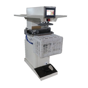 High-Accurate 135mm Automatic One-Color Pad <b>Printer</b> New Condition with Sealed Ink <b>Cup</b> Crates Buckets Used Label <b>Printer</b> - Product Image 1