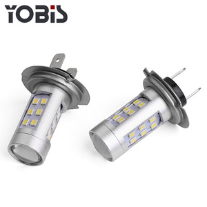 Yobis bombilla de coche <span class=keywords><strong>H7</strong></span> con LED de niebla de reemplazo 2835 21SMD Chipsets coche luces de circulación diurna - Product Image 1