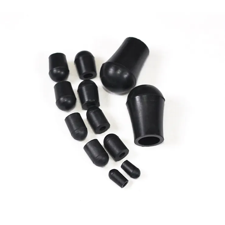 OEM Customize Sealing Silicone NBR Rubber End Cap With Various Sizes color Fixed Rubber Plug/ Sealing Parts Rubber Stopper