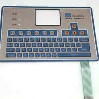 Teclado de Membrana Industrial OEM con Superposición Gráfica Personalizada para Paneles de Control