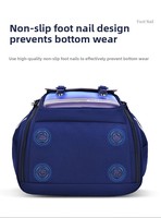 Mochila Escolar Impermeable de Gran Capacidad con Diseño Degradado para Niños, Protección de Columna, Ligera, para Niños y Niñas de Primaria