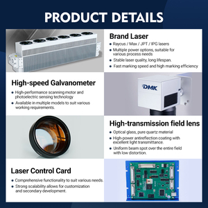 เครื่องเลเซอร์ CO2 DMK 30W/40W สำหรับสลักไม้ อะคริลิก หนัง แกะสลักของขวัญส่งเสริมการขาย และปรับแต่งป้ายชื่อถ้วยรางวัล - Product Image 6