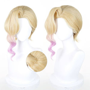 Peluca de Cosplay de Zootopia 2, Nueva, al por Mayor, 30 cm, Rubia Corta, Mezcla de Colores, Sintética, Resistente al Calor, Estilo Anime - Product Image 1