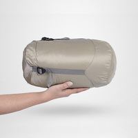 Sac de couchage gonflable pour adulte en nylon ultraléger, 3 saisons, rembourrage en fibres synthétiques, essentiel pour le camping en plein air