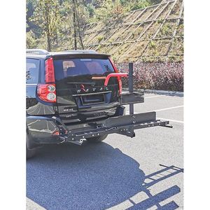 Porte-vélos à attache de remorque, porte-moto à trois roues, porte-vélos arrière, porte-vélos à attache de remorque pour voiture à trois roues - Product Image 6