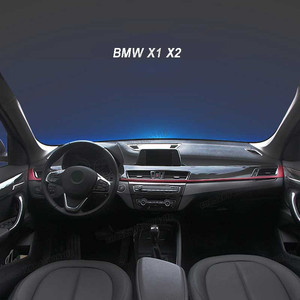 Accesorios Interiores de Fibra de Carbono para Automóviles BMW X1 X2 F48 F39 2016-2022, <span class=keywords><strong>Cubierta</strong></span> para Palanca de Cambios, Volante, Ajuste del Asiento, Elevador de Ventanas - Product Image 2