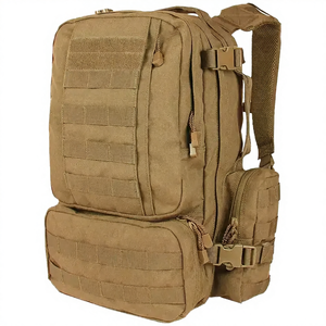 Grand sac à dos tactique camouflage imperméable MOLLE avec ceinture à coussin d'air, sangles, cadre interne, doublure en nylon pour la randonnée et les sports de plein air - Product Image 4